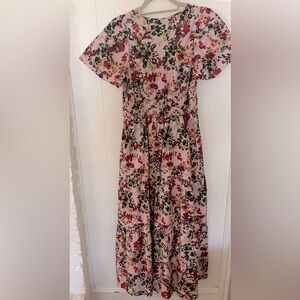 Anthropologie floral dress size small